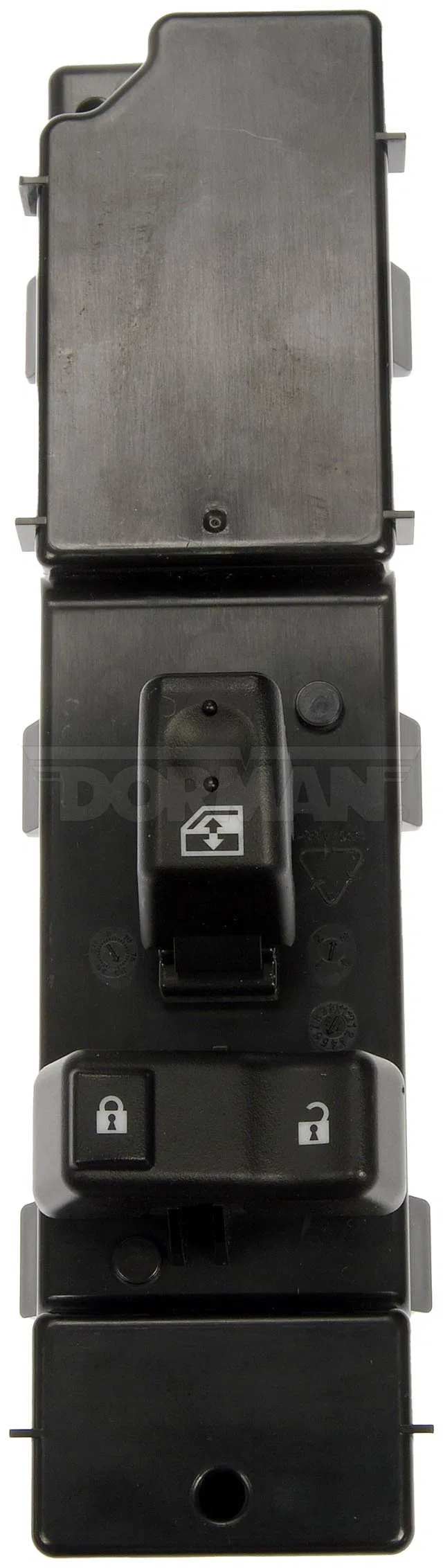 920-025 – DORMAN Power Window Switch, OE Replacement Light Blue Illuminated 2 Buttons Black Plastic  - view 2